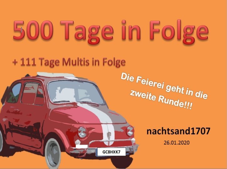 500 – die Feierei geht in die zweite Runde!