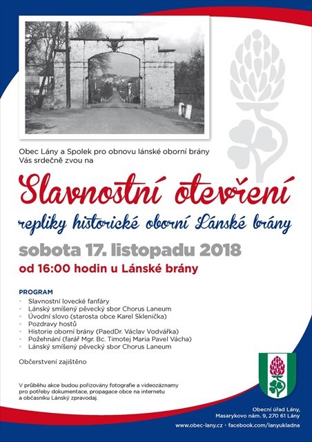 Slavnostni otevreni brany