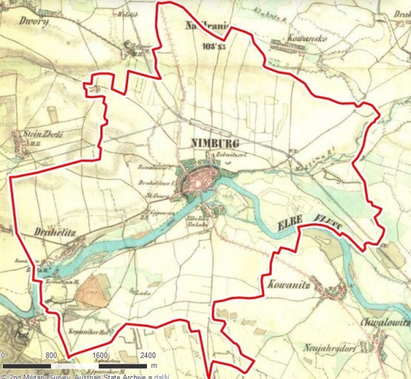 mapa katastru historická