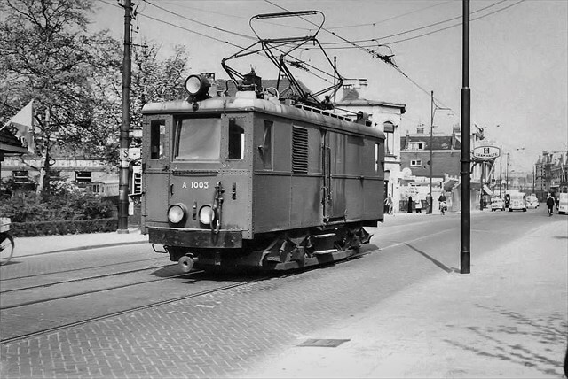 Historische foto van de halte