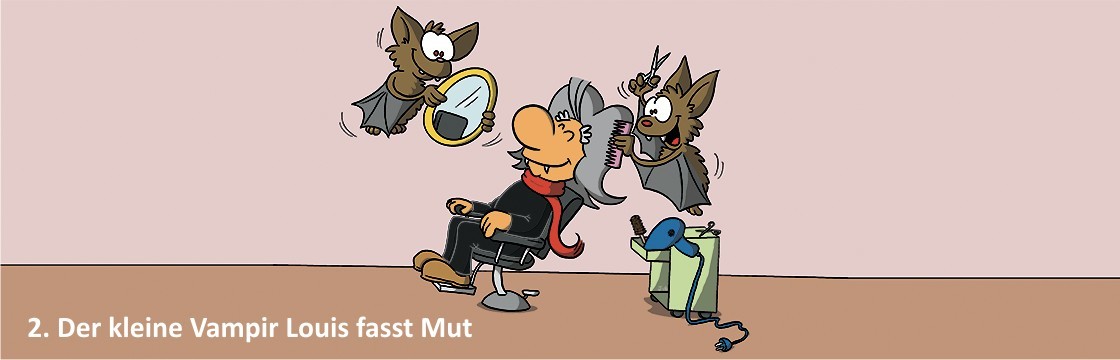 2. Der kleine Vampir Louis fasst Mut