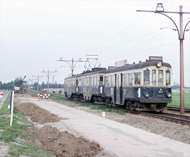 Historische foto van de halte