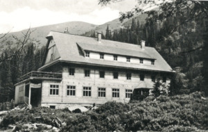 Historická fotografia Ťatliakovej chaty