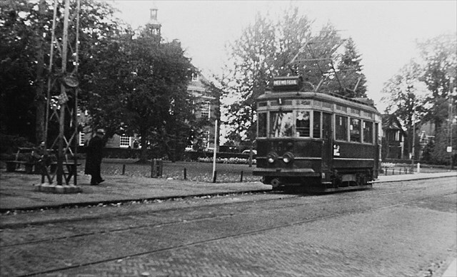 Historische foto van de halte