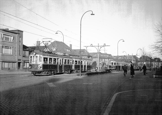 Historische foto van de halte