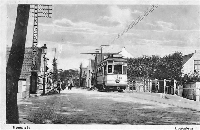 Historische foto van de halte