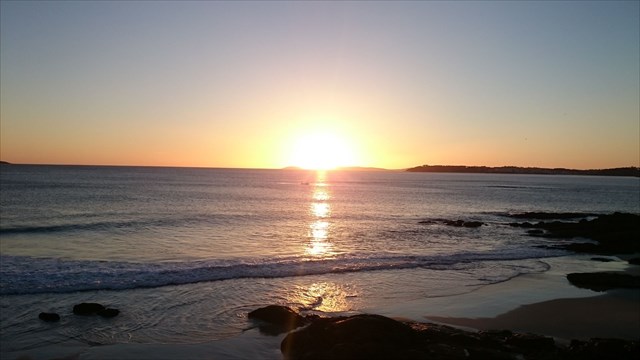 Atardecer desde el cache