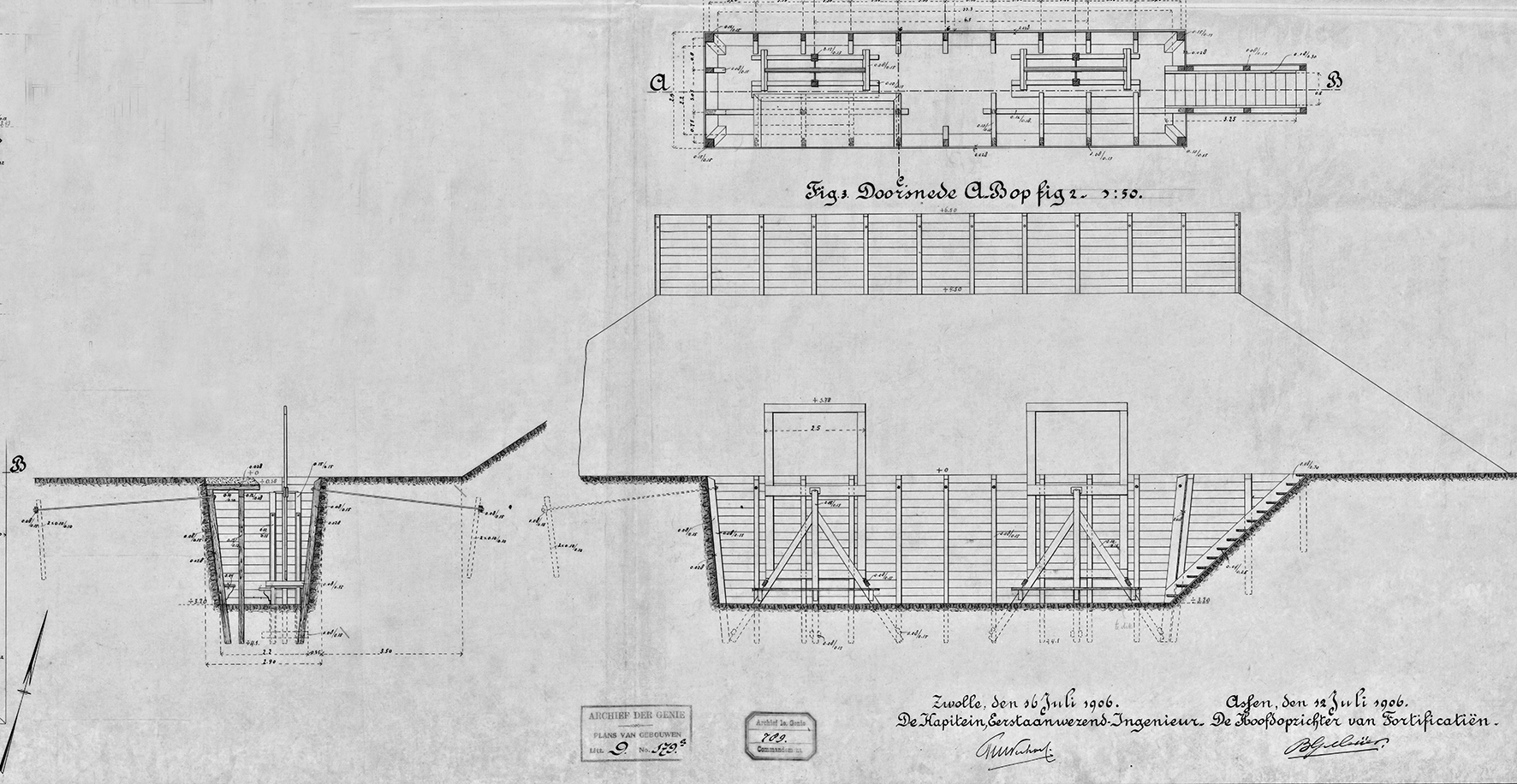 Doorsnee bedieningsbunker