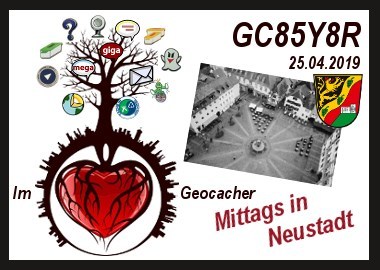 Im ❤ Geocacher - Mittags in Neustadt