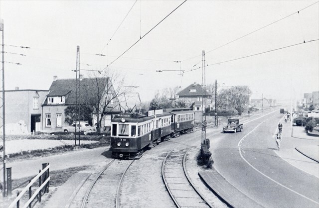 Historische foto van de halte