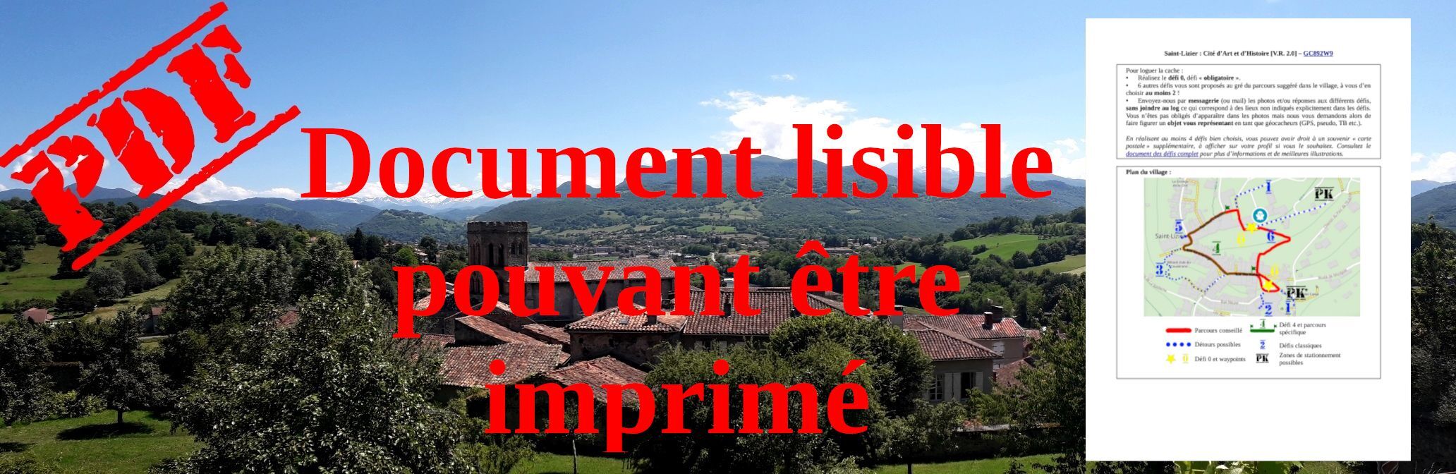 Document lisible pouvant être imprimé