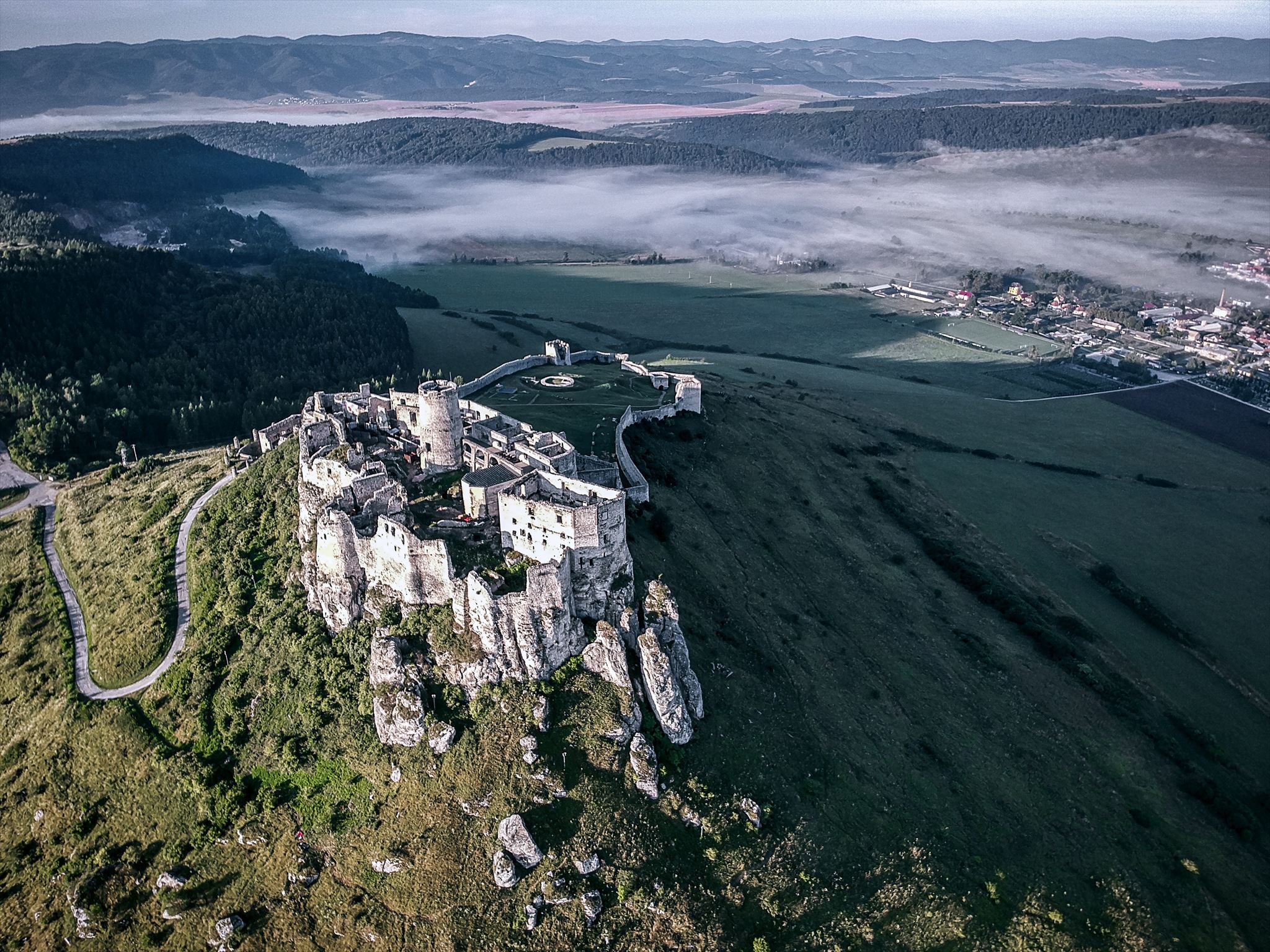 Spiš Castle - bird perspective