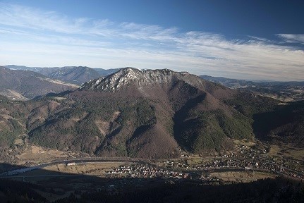Výhľady z vyhliadky pri Kope 24.12.2014