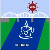 Früh- und Spätstück am Rhein im April