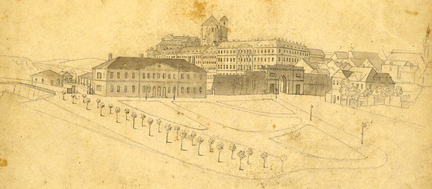 Nádraží u Ferdinandovy brány, 1839