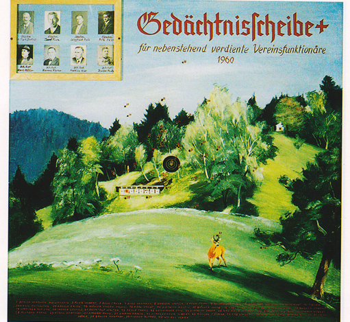 Schützenscheibe Kronenwirts Bühel