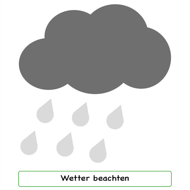 Wetter beachten