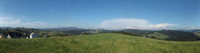 Widok ze szczytu Durajewskiego Grónia