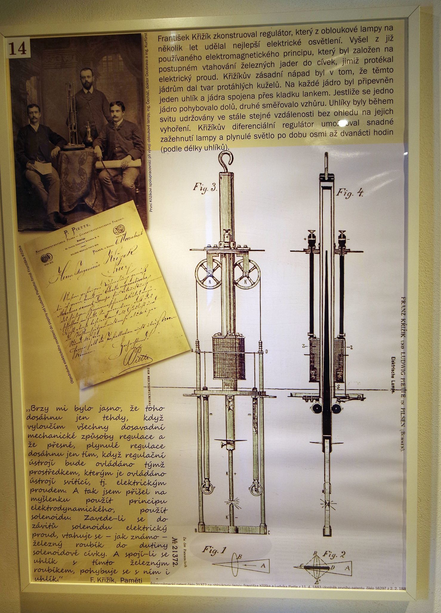 lampa s diferenciálním regulátorem Plzeňská lampa
