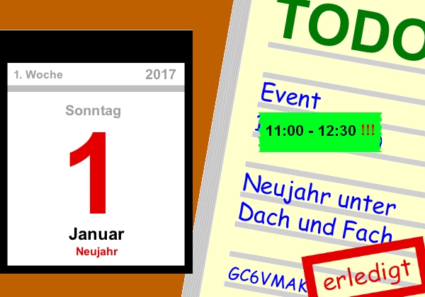 Neujahr unter Dach und Fach - Ich war dabei!