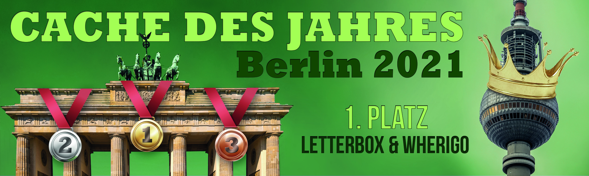 Cache des Jahres 2021 - 1. Platz Letterbox und WherIGo
