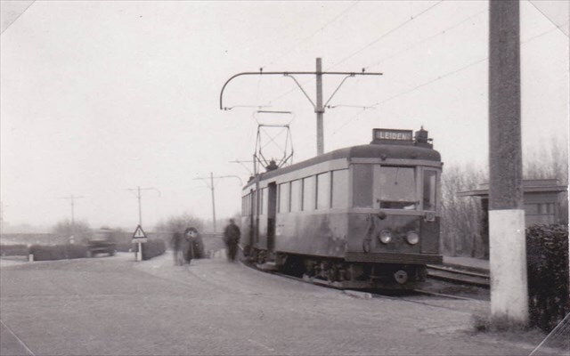 Historische foto van de halte