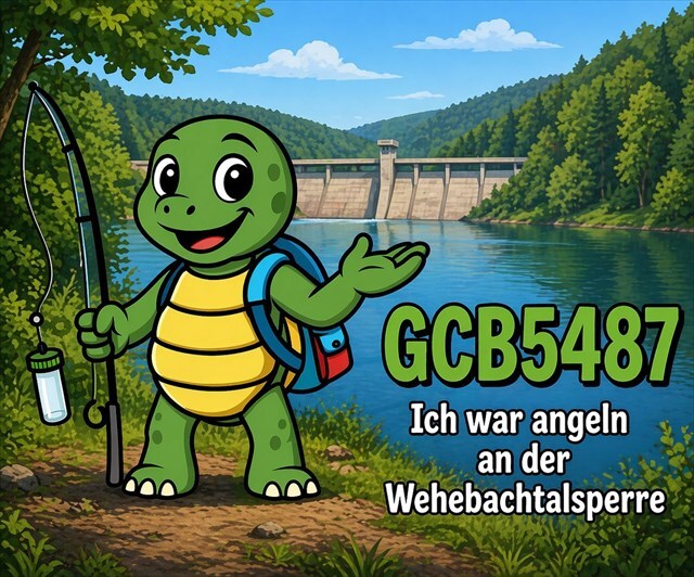 Angeln an der Wehebachtalsperre