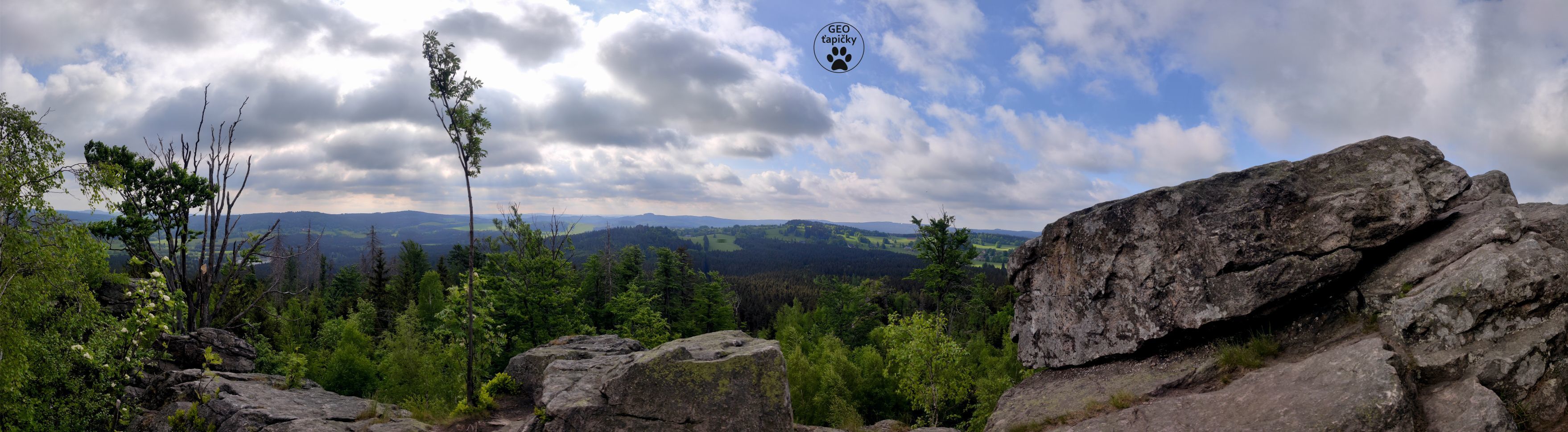 Výhled z Malinské skály