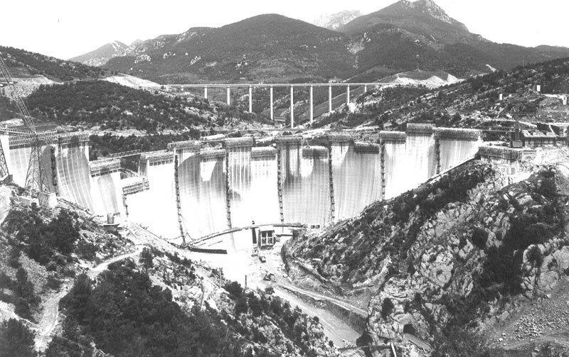 Presa de la Baells, Anys 70