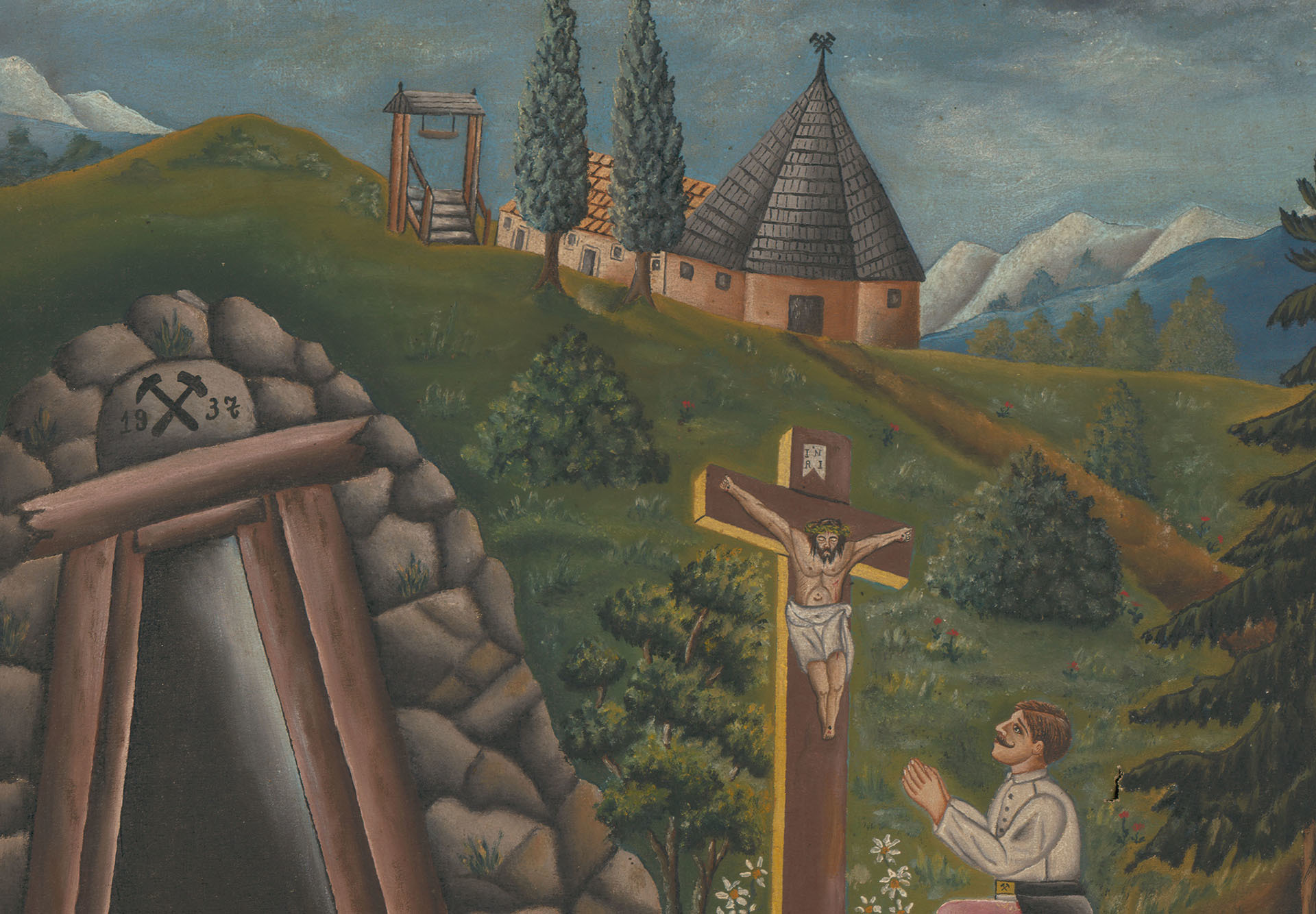 Gápel pri šachte Mária