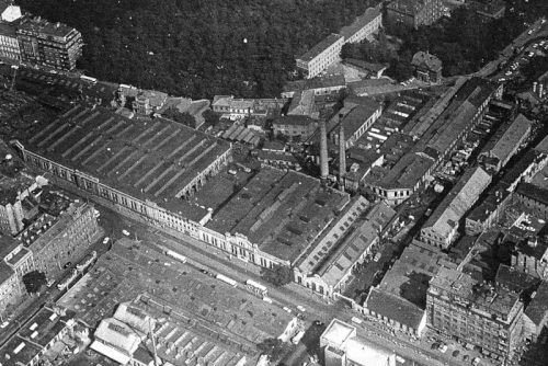 proměna Ringhofferových závodů na obchodní centrum Smíchov