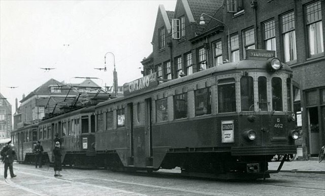 Historische foto van de halte