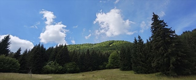 Výhľad na Tlstú horu 1.9.2022