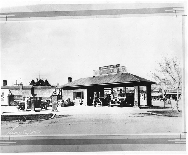 McKenzie Wallace Service Station - later 1920s