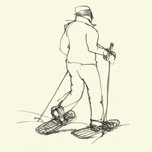 Snowshoeing