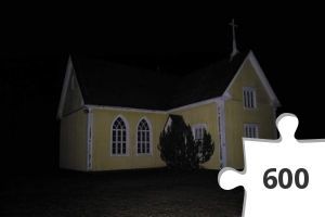 Jigsaw puzzle - The Church of Lövö - Night