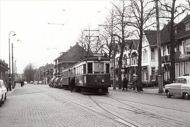 Historische foto van de halte