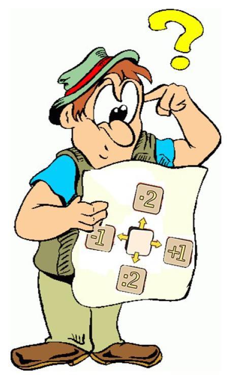 grübelnder Cacher mit Plan