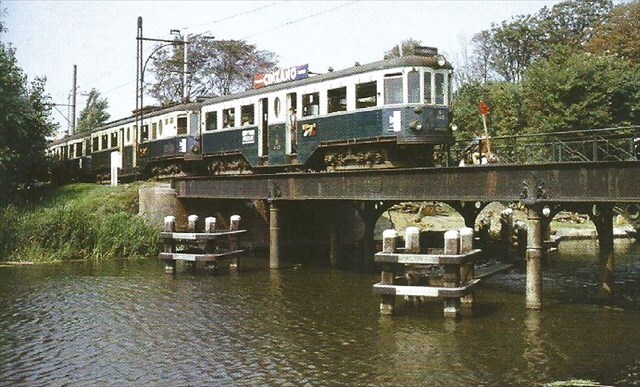 Historische foto van de halte