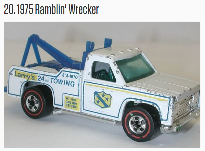 hot wheels ramblin wrecker