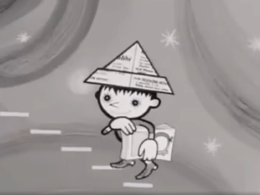 Večerníček černobílý