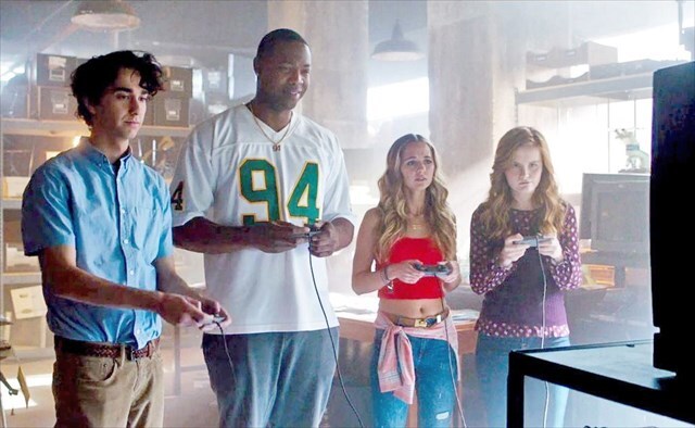 čtveřice školáků