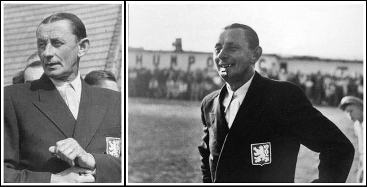 Vlasta Burian jako fotbalový rozhodčí