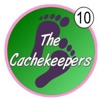 The Cachekeepers logo. (Additionally, they have earned these addons: 10 loops around the sun)