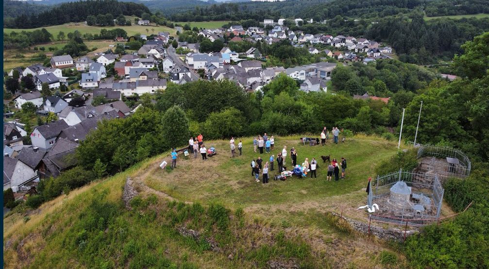 Drohnenaufnahme Burg Tringenstein