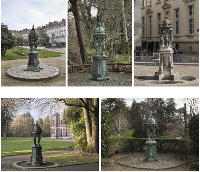 Fontaines Wallace à Nantes