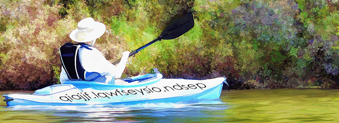 Stop thinking about kayaks and solve the puzzle already!