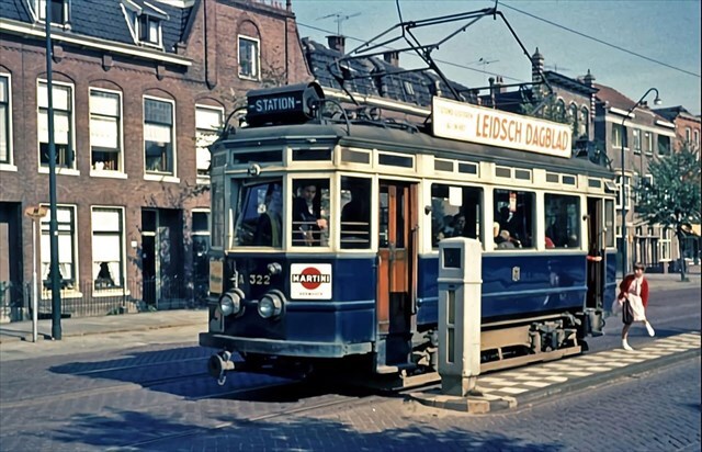 Historische foto van de halte