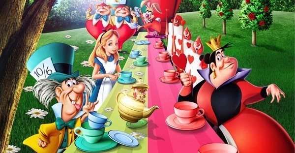 Alice et les personnages