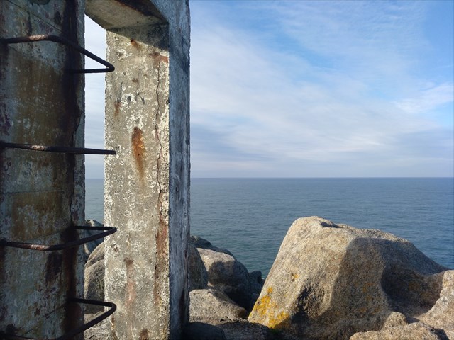 O mar desde a punta do cabo